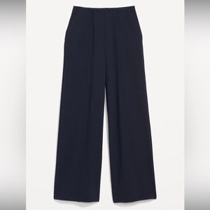 NWOT High waisted PowerSoft wide-leg pants- size small, navy blue
